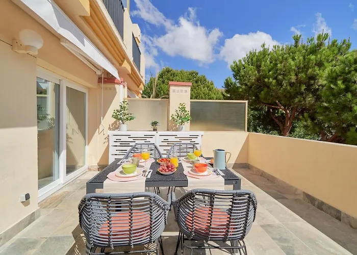 アパート Soas Elviria Romana Playa マルベーリャ